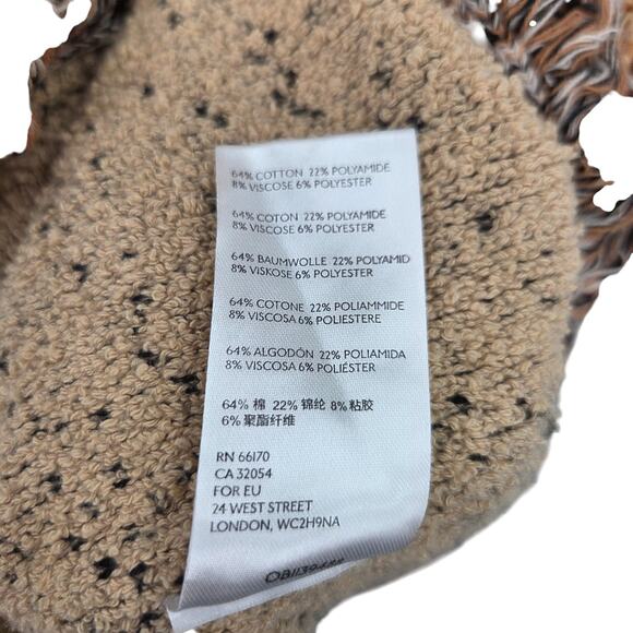 FREE PEOPLE XS SUNSET OVERSIZE KNIT FRIGE LONG SEEVE BUTTON FRONT CARDIGAN - Picture 5 of 6